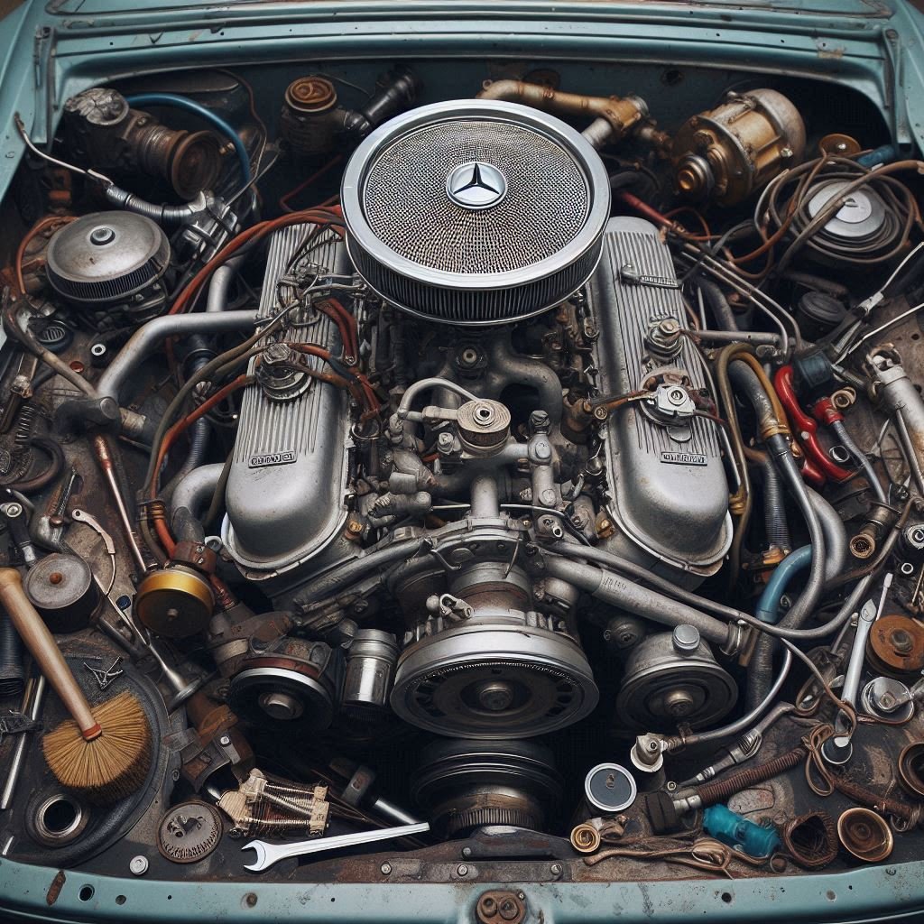 Restoring a Mercedes-Benz Classic Car Engine